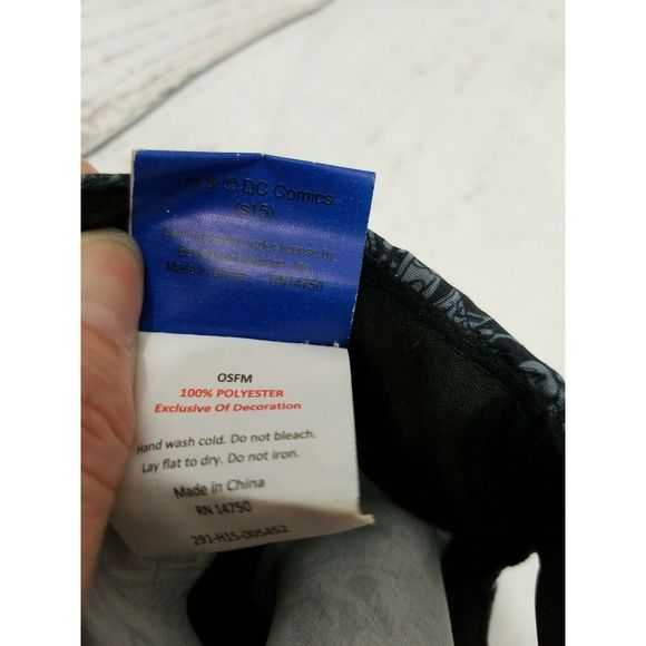 ⭐⭐SOLDFA⭐⭐ Batman Hat Cap TM Grey Neon - Picture 5 of 6